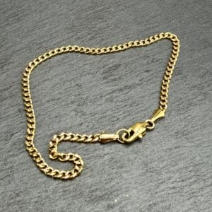 Bransoletka Pancerka Slim Złota - biżuteria stalowa premium