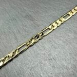 Bransoletka Figaro Złota- męska biżuteria ze stali chirurgicznej